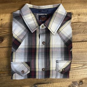 MoonShine Spirit Men’s Plaid LongSleeve Snap-down Western Shirt